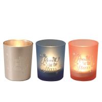 Aroma Reach for the Stars 3 Tealight & Votive Holder Set Extra Image 1 Preview